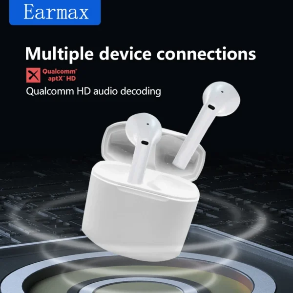 Wireless Bluetooth HiFi Music Earbuds With Microphone Sports Waterproof Earphones - Image 3