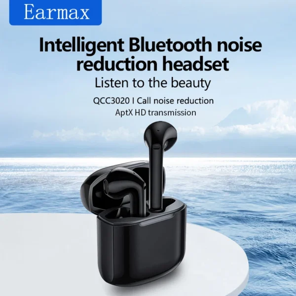 Wireless Bluetooth HiFi Music Earbuds With Microphone Sports Waterproof Earphones - Image 2