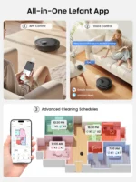 Lefant M2S Pro Robot Vacuum Cleaner with Mapping,10000Pa, Automatic Dust Station, Laser Navigation - Image 5