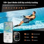 Blackview New Smart Watch 2.01'' HD Display Outdoor Men's Watches with Emergency Lighting - Image 5